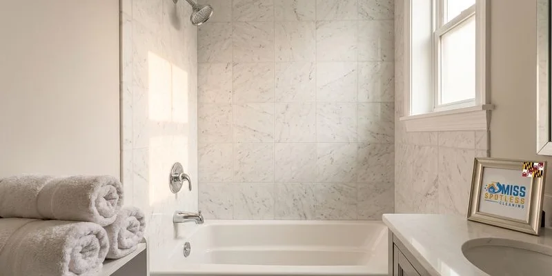 Side by side comparison of a home before and after professional deep cleaning service